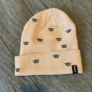 Prana go wild Beanie with Bee Embroidery